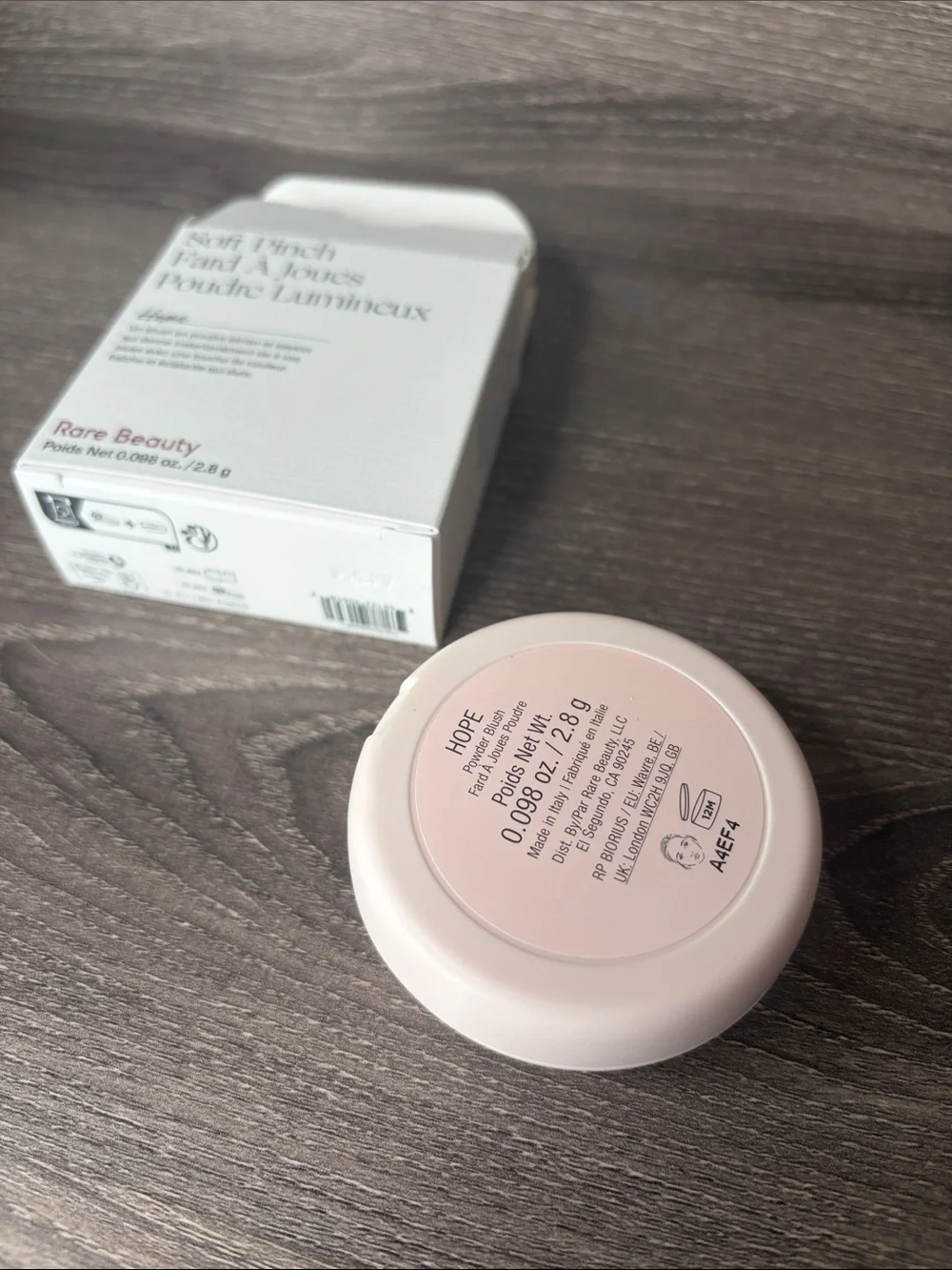 ❤️$ 17 NWT Rare Beauty Soft Pinch Luminous Powder Blush in Shade Hope 2.8g